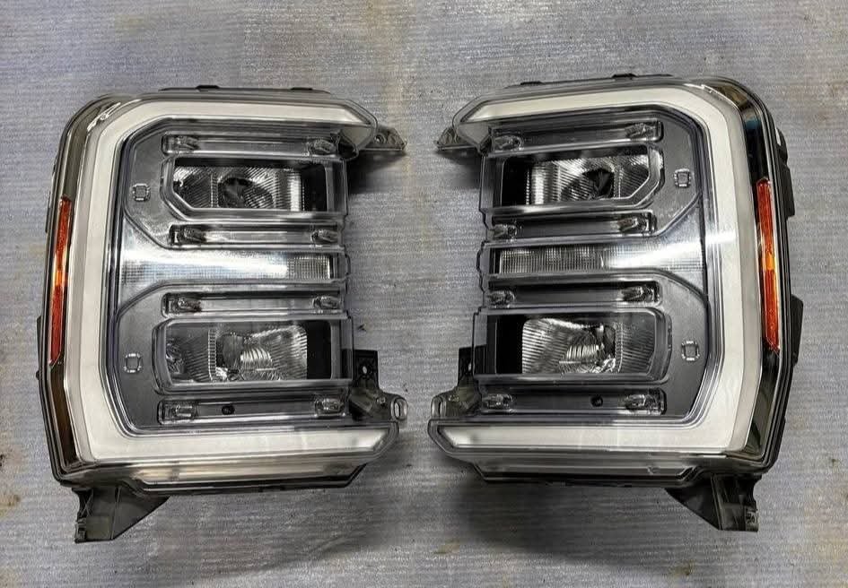 2023-2026 FORD F-250 F-350 F-450 F-550 HEADLIGHTS SET
2023-2024-2025-2026 F-250 F-350 F-450 F-550 HEADLIGHTS SET
FULL LED REFLECTOR TYPE
GOOD CONDITION
READY TO INSTALL
OEM ORIGINAL HEADLIGHTS